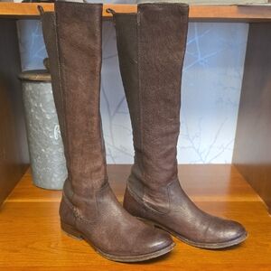 Frye Dark Brown Over the Knee Boots
